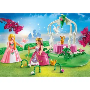 Princess building set with garden Playmobil Starter image-1