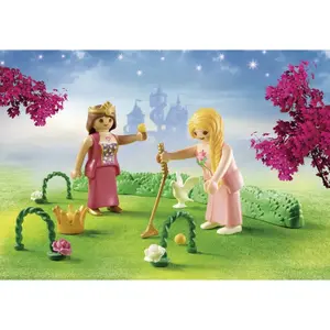 Princess building set with garden Playmobil Starter image-4