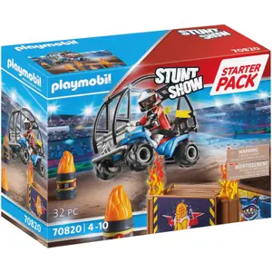 Pack of stuntshow building sets with ramp Playmobil Starter image-0