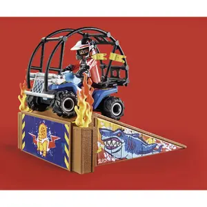 Pack of stuntshow building sets with ramp Playmobil Starter image-4