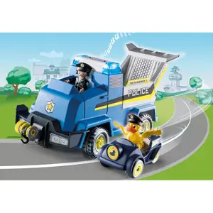 Police car game duck on call Playmobil image-3