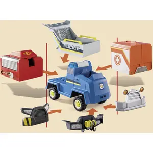 Police car game duck on call Playmobil image-4