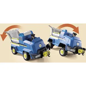 Police car game duck on call Playmobil image-5