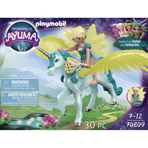 Crystal fairy figurine with unicorn Playmobil image-0