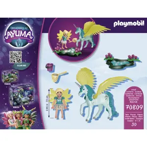 Crystal fairy figurine with unicorn Playmobil image-2