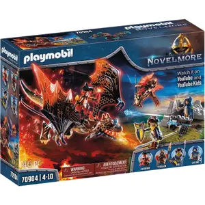 Figurine knights novelm and dragon Playmobil Burnham image-0
