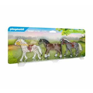 Set of 3 horse figurines Playmobil image-1