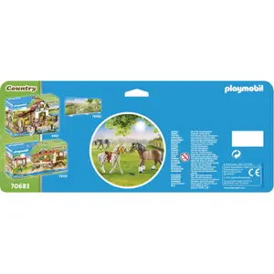 Set of 3 horse figurines Playmobil image-4