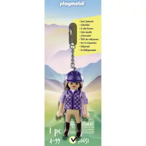 Child rider keyring Playmobil image-0