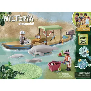Manatee dugout building set Playmobil Wiltopia image-0