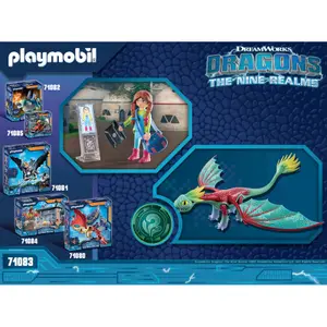 Figurine Playmobil Feathers avec Alex Dragons image-1