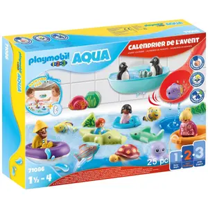 Bath toy advent calendar Playmobil 1 2 3 Aqua image-1