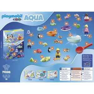 Bath toy advent calendar Playmobil 1 2 3 Aqua image-2