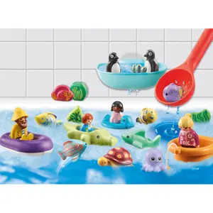 Bath toy advent calendar Playmobil 1 2 3 Aqua image-3