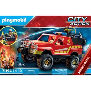 Pickup car and fireman games Playmobil image-0