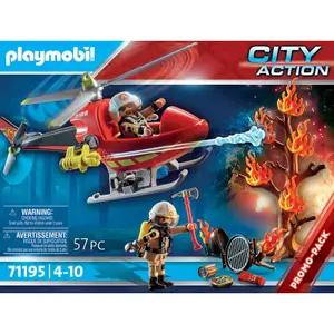 Helicopter firefighter action games Playmobil image-2