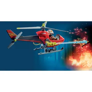 Helicopter firefighter action games Playmobil image-1