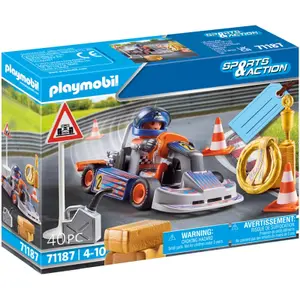 Go-kart driver gift imitation game set Playmobil image-0