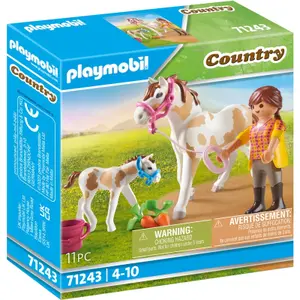 Mare and foal figurine Playmobil image-0