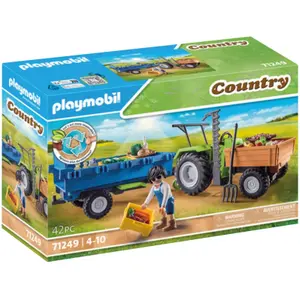 Tractor and tank imitation game Playmobil image-0