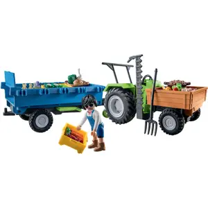 Tractor and tank imitation game Playmobil image-2