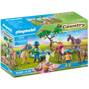 Horse and rider figurine Playmobil image-1