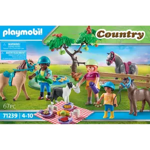 Horse and rider figurine Playmobil image-0