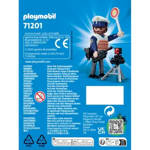 Police and radar figure Playmobil image-2