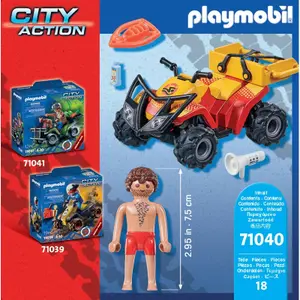 Construction games at sea and on quad bikes Playmobil image-2