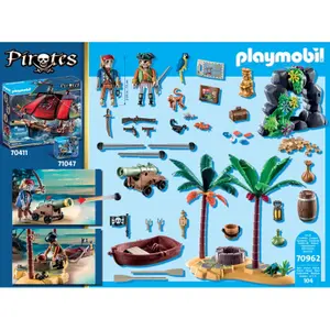 Building sets pirate island Playmobil image-1
