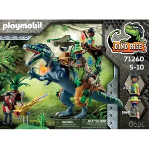 Building sets spinosaurus and fighter Playmobil image-1