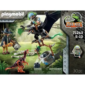 Dimorphodon figurine and rangers Playmobil image-1