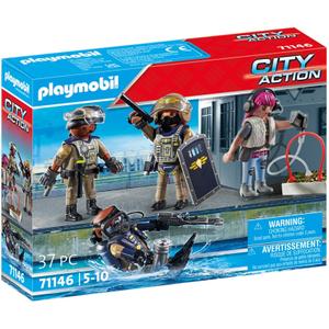 Konstruktionsspiele Team Spezialkräfte + Bandit Playmobil image-1
