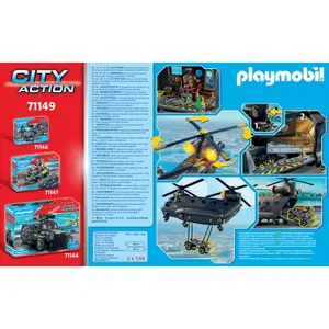Jeux d'action Helicoptere Forces Speciales Playmobil image-4