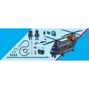 Jeux d'action Helicoptere Forces Speciales Playmobil image-1