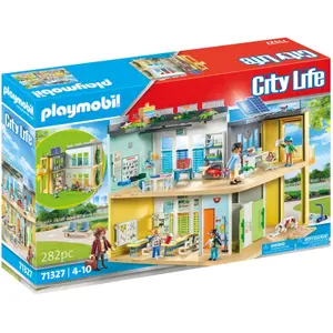 Jeux de construction école aménagée Playmobil image-1