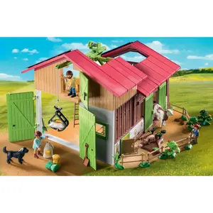 Farm building set with solar panels Playmobil image-3