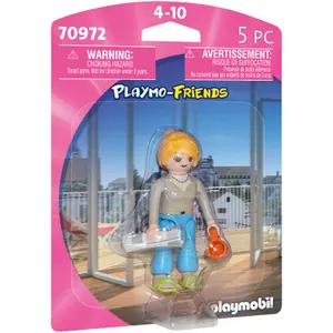 Young person and newspaper Playmobil image-1