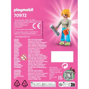 Young person and newspaper Playmobil image-2