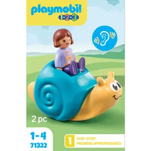 Early-learning games + rocking snail Playmobil image-0