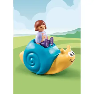 Early-learning games + rocking snail Playmobil image-1
