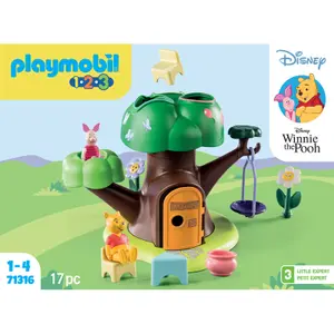 Winnie the Pooh building set with piglet hut Playmobil 123 image-0