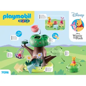 Winnie the Pooh building set with piglet hut Playmobil 123 image-2