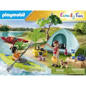 Family simulation games and tent Playmobil image-0