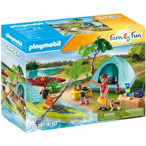 Family simulation games and tent Playmobil image-1