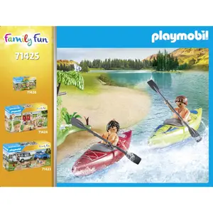 Family simulation games and tent Playmobil image-2