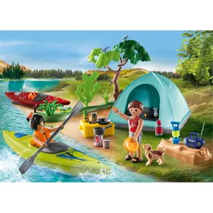 Family simulation games and tent Playmobil image-4