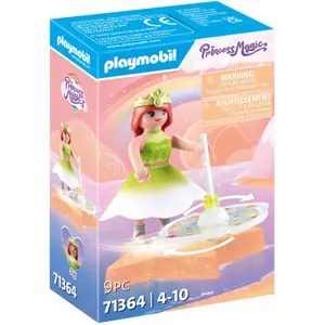 Juegos de simulación de princesa y trompo arcoíris Playmobil image-1