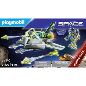 Space Explorer Building Set and Drone Playmobil image-0