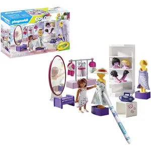 Jeux de simulation color atelier de styliste Playmobil image-3
